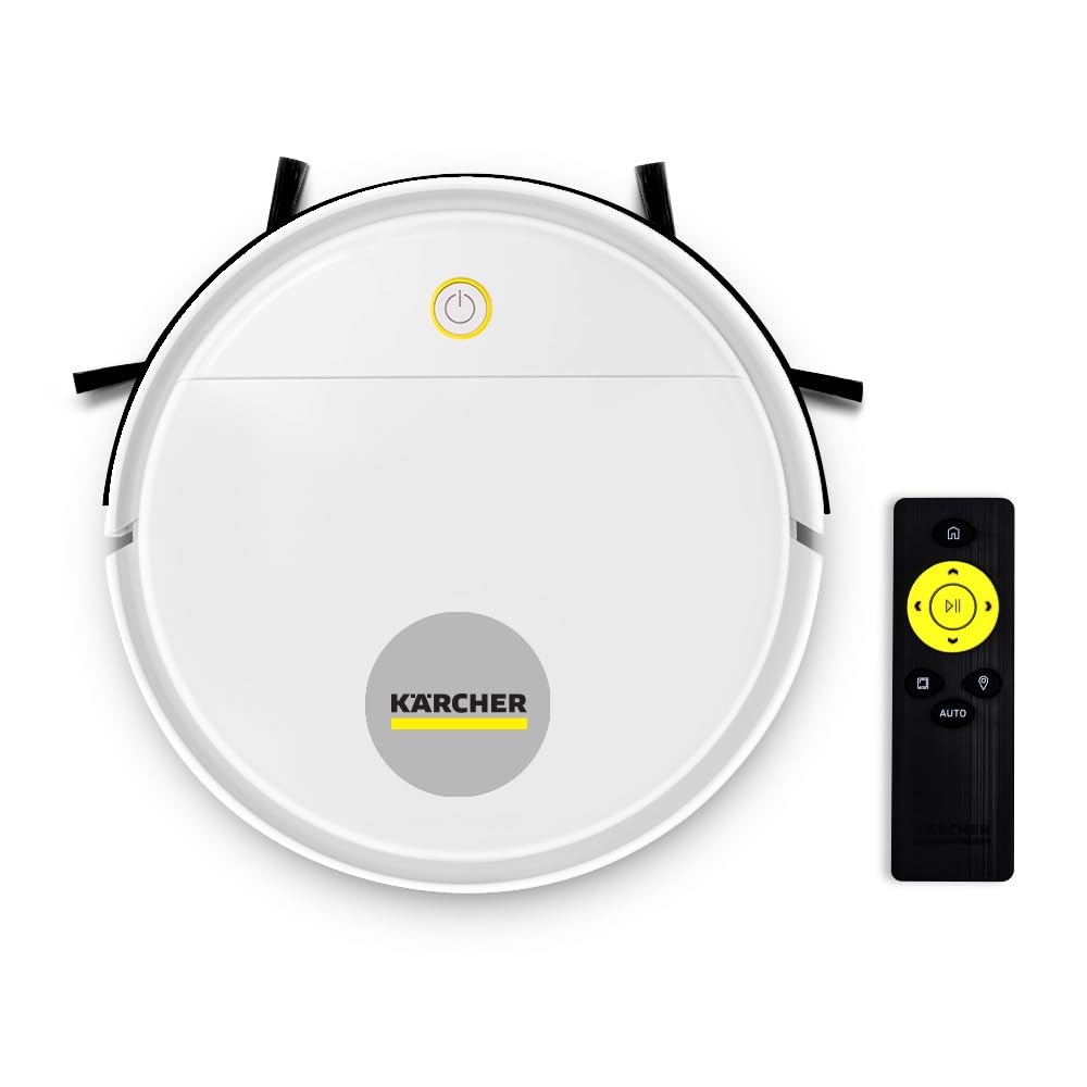 Robô Aspirador Kärcher RCV 1 — design compacto 7 cm de altura